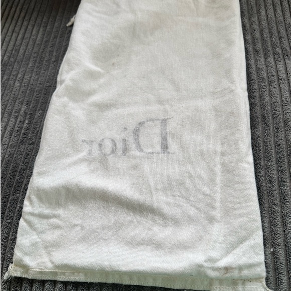 Authentic Dior Dust Bag White Dustbag Drawstring Soft - Picture 7 of 7